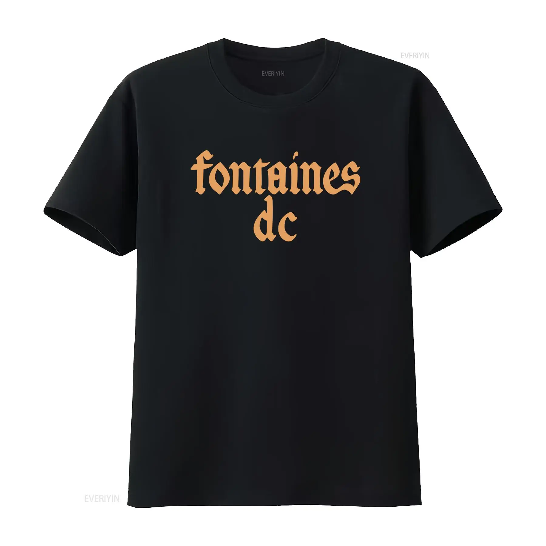Vintage Fashion Jersey - Fontaines D C 'Gotik Logo' Siyah