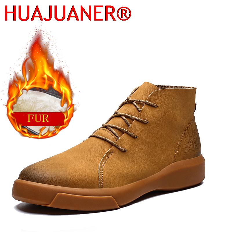 Vintage Outdoor Fashion - Lüks Marka Kışlık Kürklü Sıcak Chelsea