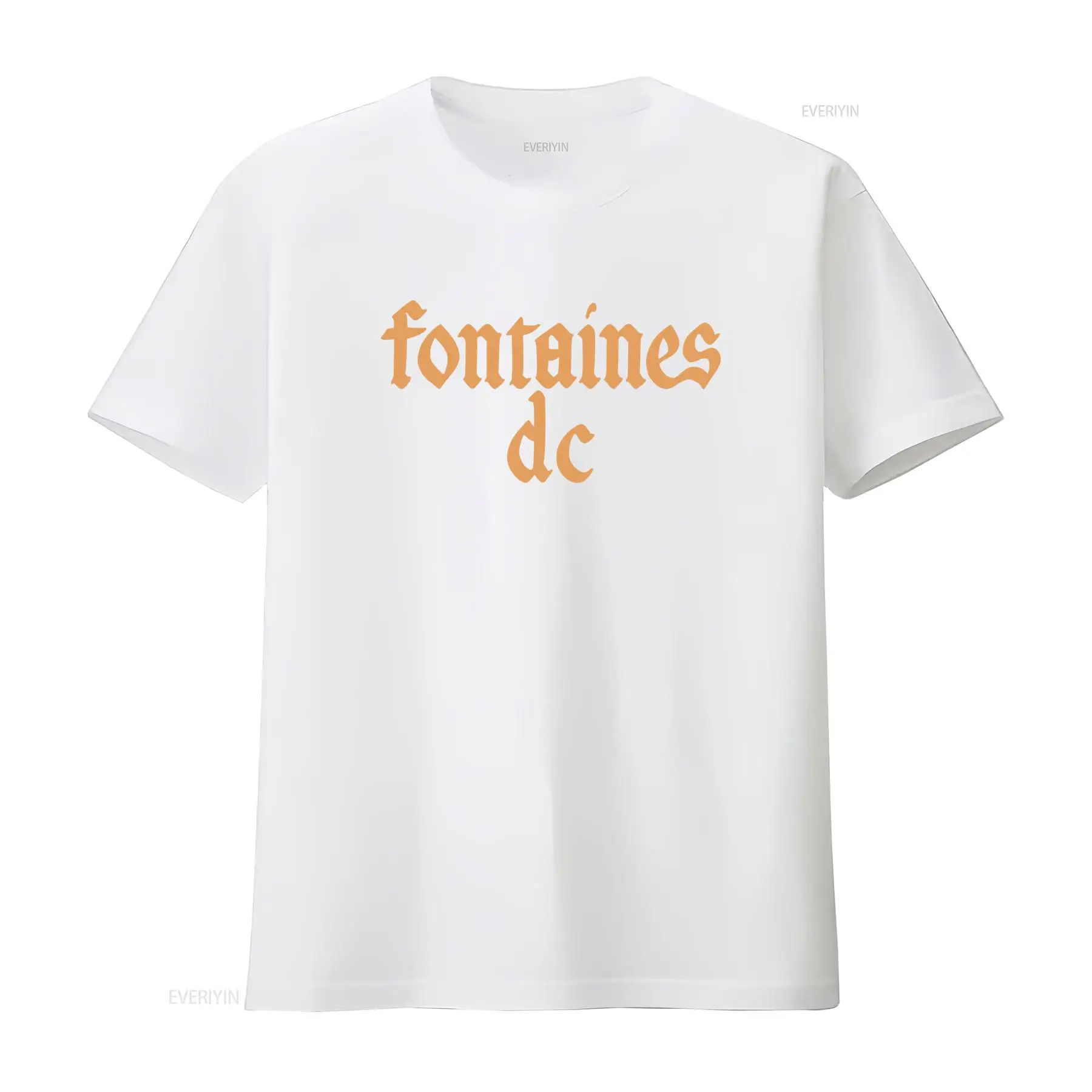 Fontaines D C 'Gotik Logo' Siy - Vintage Fashion Jersey incelemesi ve fiyatı