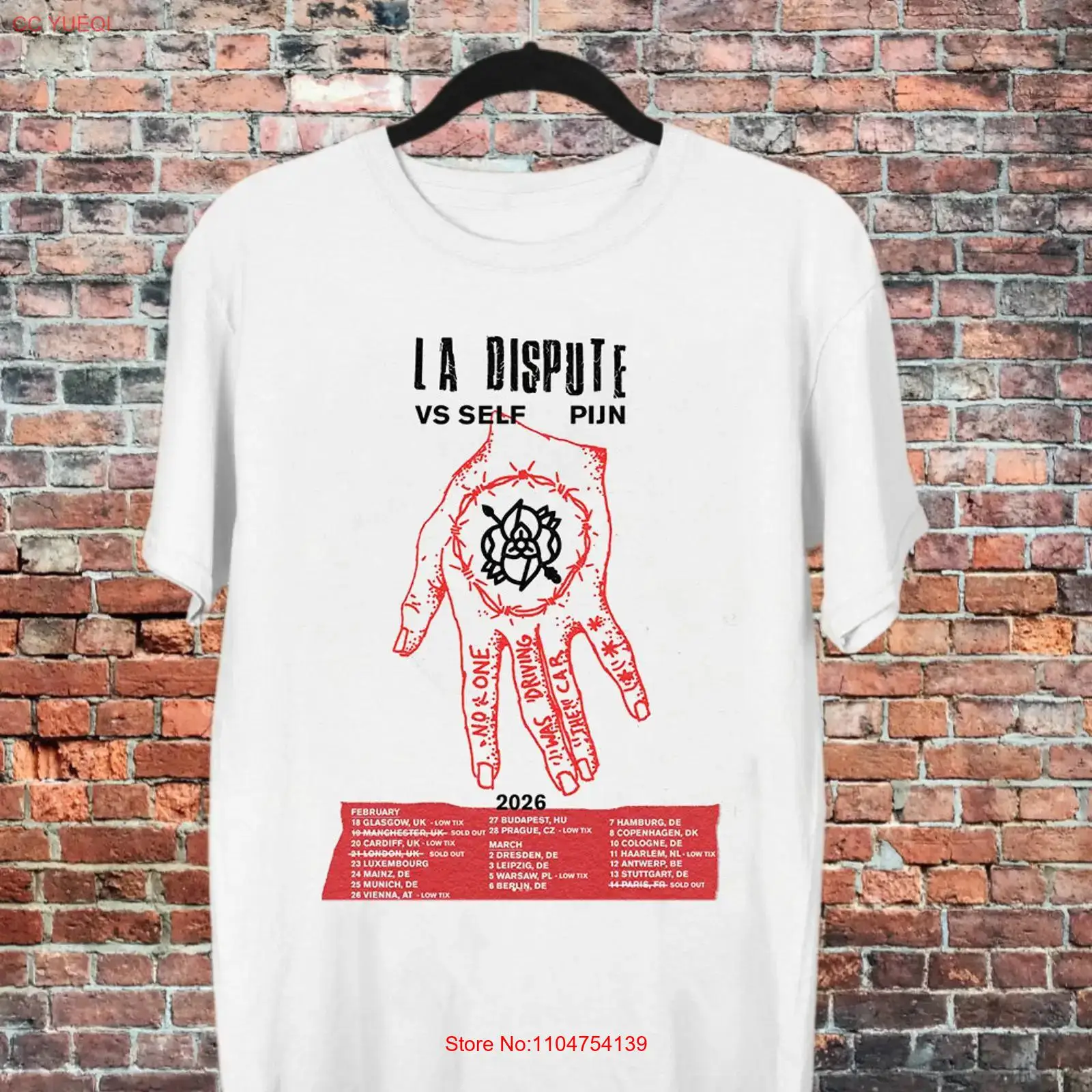La Dispute Band Rock Turu VS S - Vintage Fashion La incelemesi ve fiyatı
